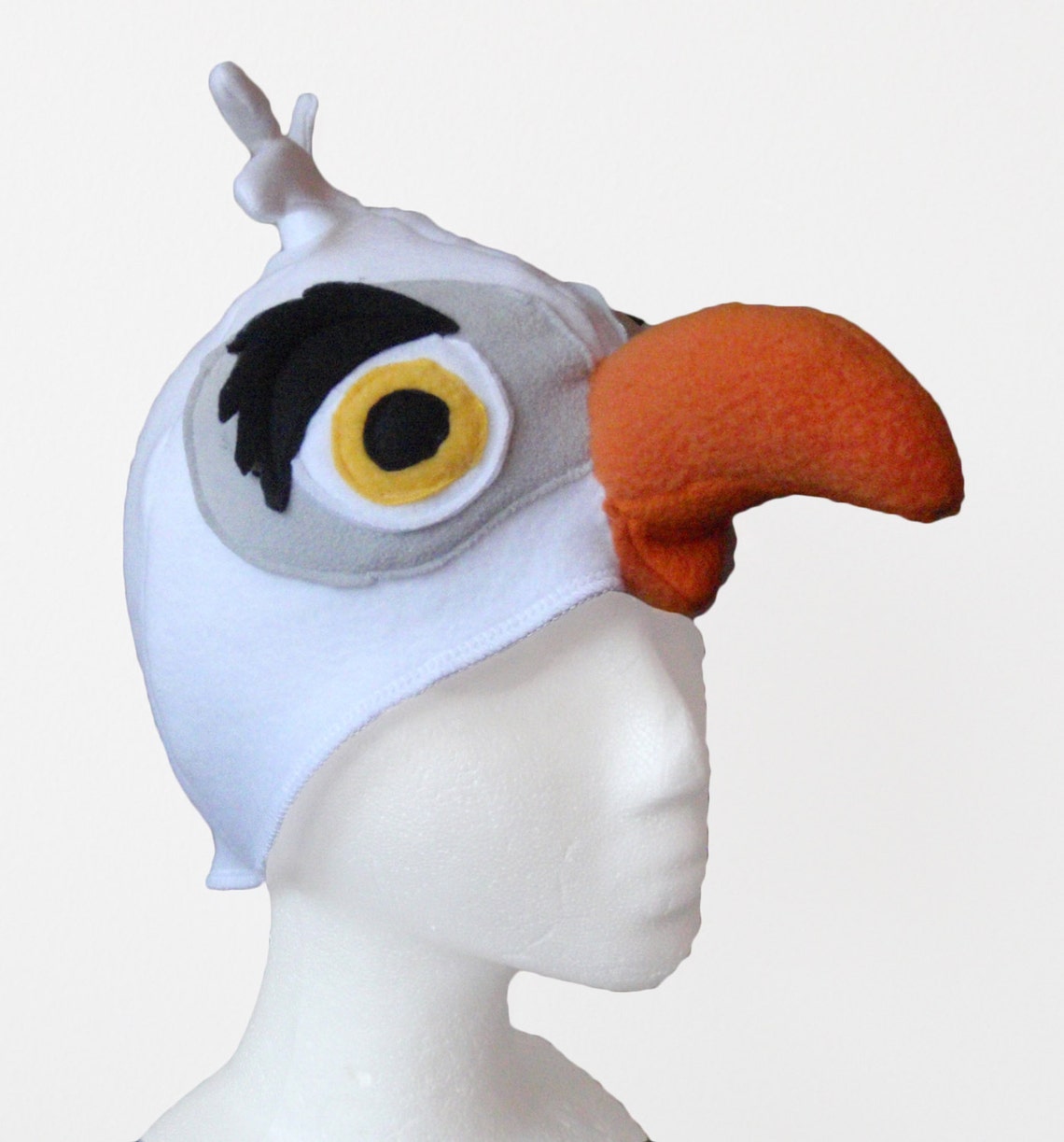 Seagull Hat. Toddler to Adult. Ocean Bird Fleece. - Etsy