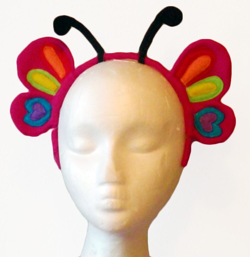 Fancy Butterfly Antenna. Custom Colors. Purim Halloween. Etsy