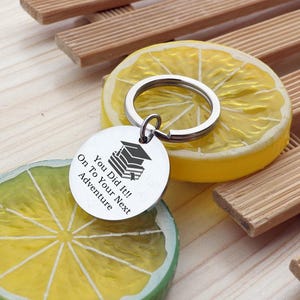 Personalized Metal Engraved Keychain - Can be Engraved with Personal Handwriting or Actual Fingerprints, Custom Hand Stamped Keepsake