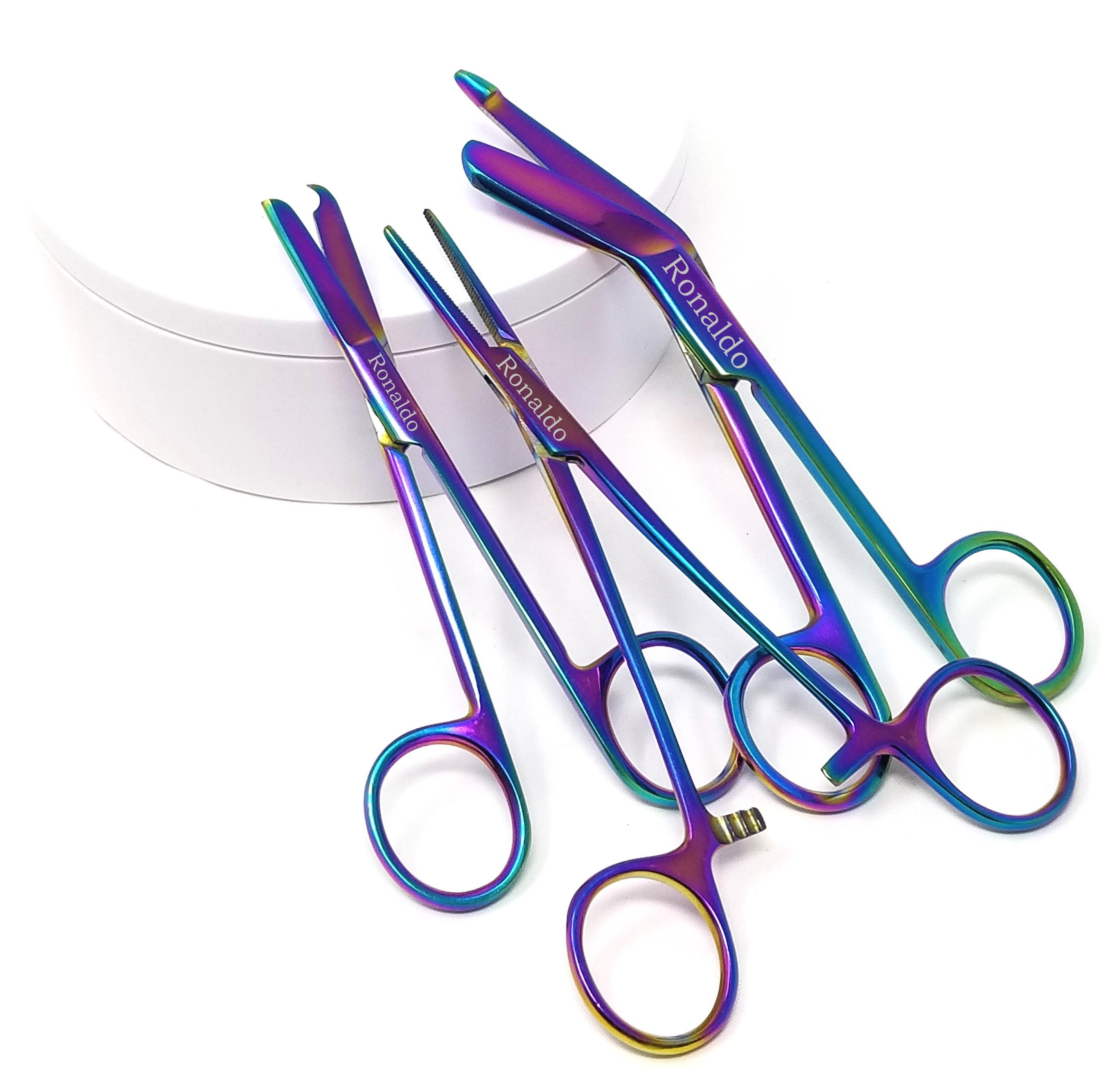 New O.R. Grade 5 Curved Hemostat Forceps – Stainless Steel Locking Clamps (Single, DDP Brand)