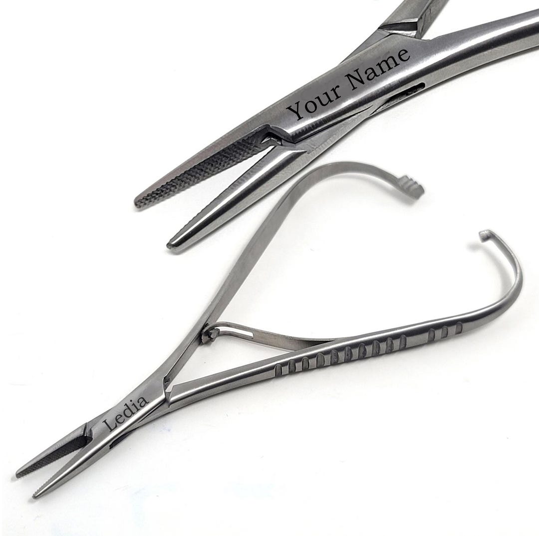 Personalized Forceps With Textured Jaws, Stainless Steel Pliers That ...