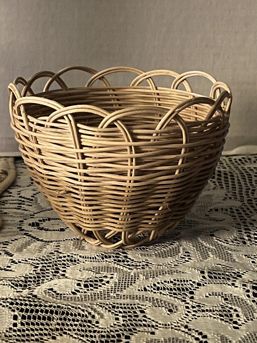 Native American Cherokee Double Wall Hand Woven Reed Basket - Etsy