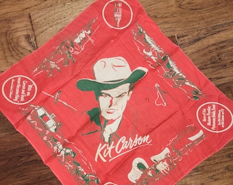 Kit Carson Coca Cola Advertisement Scarf - Etsy