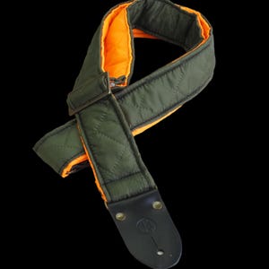 Puffy Jacket Guitar Strap  - Hunter Green