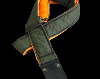 Correa de guitarra Puffy Jacket - Verde cazador