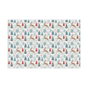 Jackalope in Winter Gift Wrap, Christmas Gift Wrap, Holiday Present, Festive Gift Packaging, Xmas Wrapping Sheets image 2