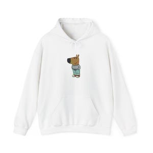 Trendy Cartoon Character Hoodie, Cute Character Sweatshirt, Casual Cartoon Hoodie, Unisex Character Jumper, Trendy Design Hooded Sweatshirt