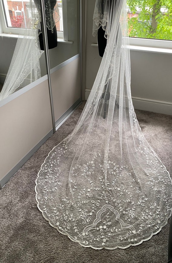 Voile de mariée dentelle ancienne hotsell