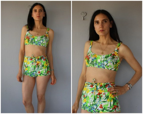 FREE SHIPPING! 60s Bikini • Vintage 1960s Bikini •