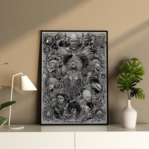 anime canvas wall decor,anime print,anime poster,anime wall art,attack on titan print,attack on titan canvas wall decor,anime home decor art