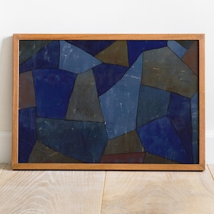 Paul Klee, Rocks at Night Canvas,paul klee art decor,abstract print poster,modern art decor,paul klee canvas decor for modern home,klee art