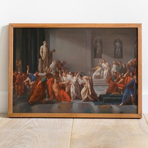 The Death of Julius Caesar Canvas Wall Art,history table wall decor,Death of Julius Caesar Poster,Julius Caesar print poster,history print