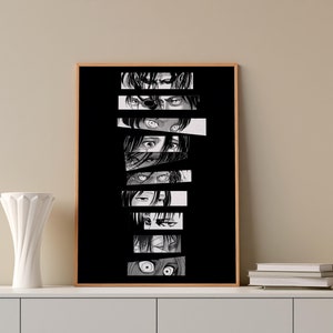 anime canvas wall decor,anime print,anime poster,anime wall art,attack on titan print,attack on titan canvas wall decor,anime home decor art