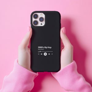 iPhone Case 2000&#39;s Hip Hop Music Throwback Rap Hip Hop Old School Playlist Simple Cool Small Gift iPhon 16 15 14 13 12 11 Pro Max Plus Mini