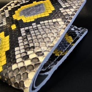 Echtleder-Geldbörse aus Pythonleder, handgefertigt aus exotischem Pythonleder, luxuriöse Herren-Geldbörse aus Schlangenleder mit Münzfach, einzigartiges Geschenk für ihn