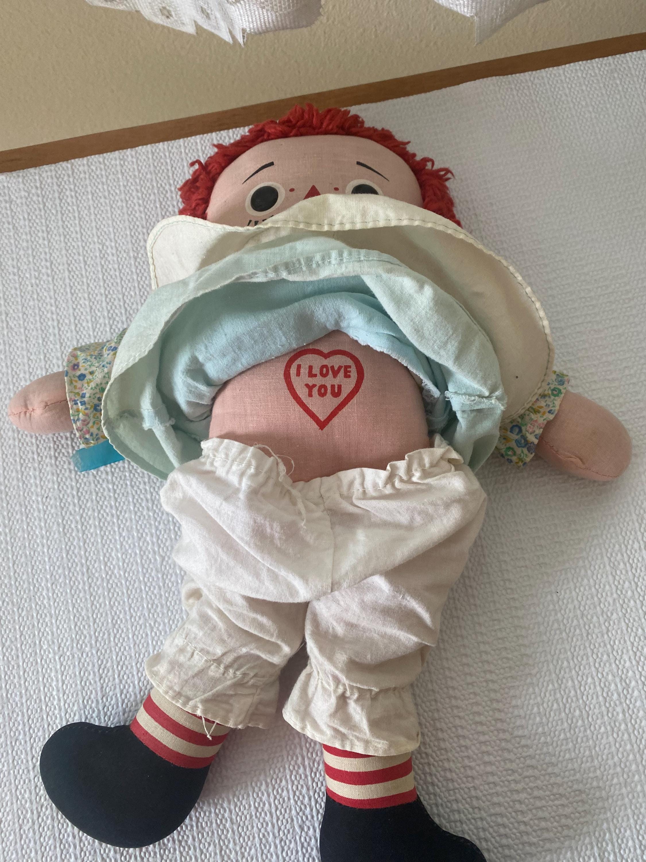 Vintage 1960's Raggedy Ann and Andy Doll Set - Etsy