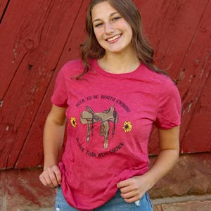 Saddle t-shirt