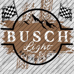 Busch Light Racing SVG | Dirt Track Racing & Bier SVG für Cricut | Renntag PNG Designs