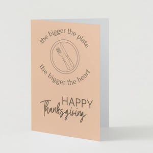 Printable Thanksgiving Greeting Card 3