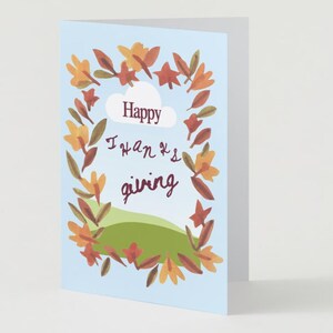 Printable Thanksgiving Greeting Card 1