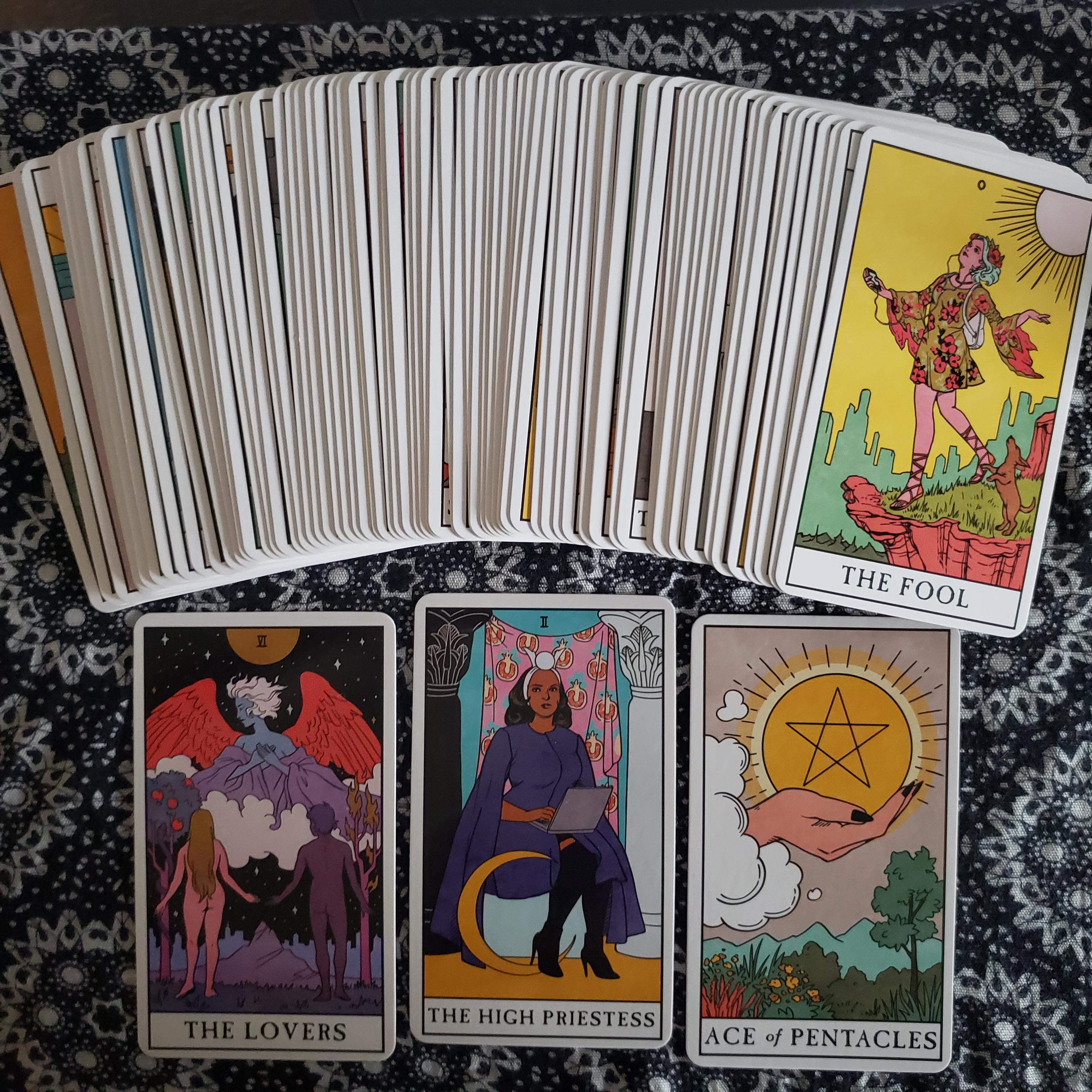 The Modern Witch Standard 3-card Tarot Spread - Etsy