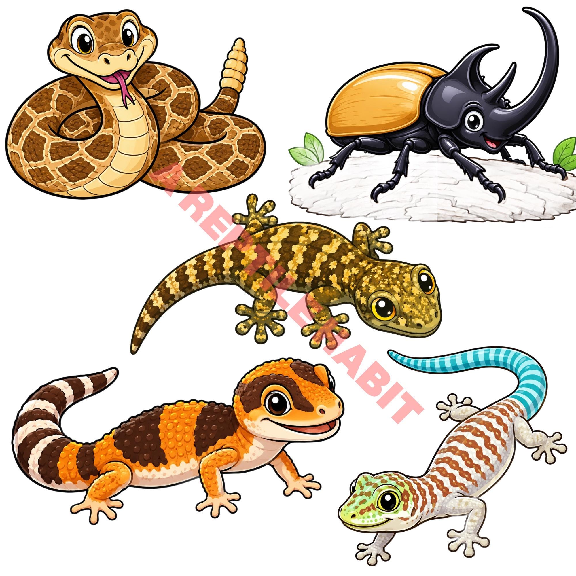 Iguana cartoon - Etsy 日本