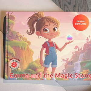 Personalisiertes Fantasy-Geschichtenbuch für Kinder, Abenteuer-Themen-Kindergeschichte, benutzerdefinierter Name Schlafgeschichte für Babys, Kinderabenteuer-Geschichtenbuch