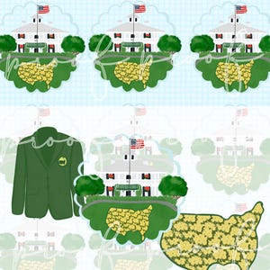 Masters Inspired  Seamless Pattern/Digital Art Bundle