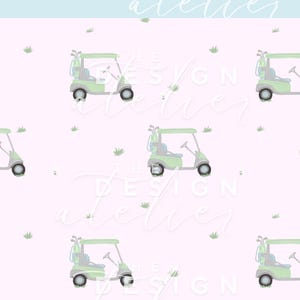Pakiet licencyjny Seamless and Textile - Golf Cart - Pink