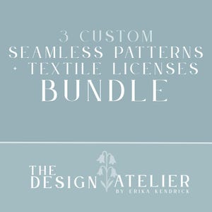 3 Art Listings Textile License Bundle -up to 200 uses for each listing
