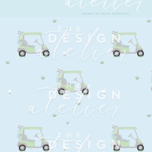 Pakiet licencyjny Seamless and Textile - Golf Cart - niebieski