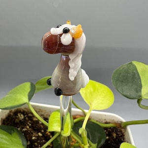 Palomino Horse Glass Plant Stake