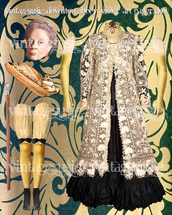 VIOLET Digital Paper Doll from DOWNTON ABBEY Vintage Edwardian Collage Sheet Digital Download VIOLET Digital Paper Doll from DOWNTON ABBEY Vintage Edwardian Collage Sheet Digital Download
