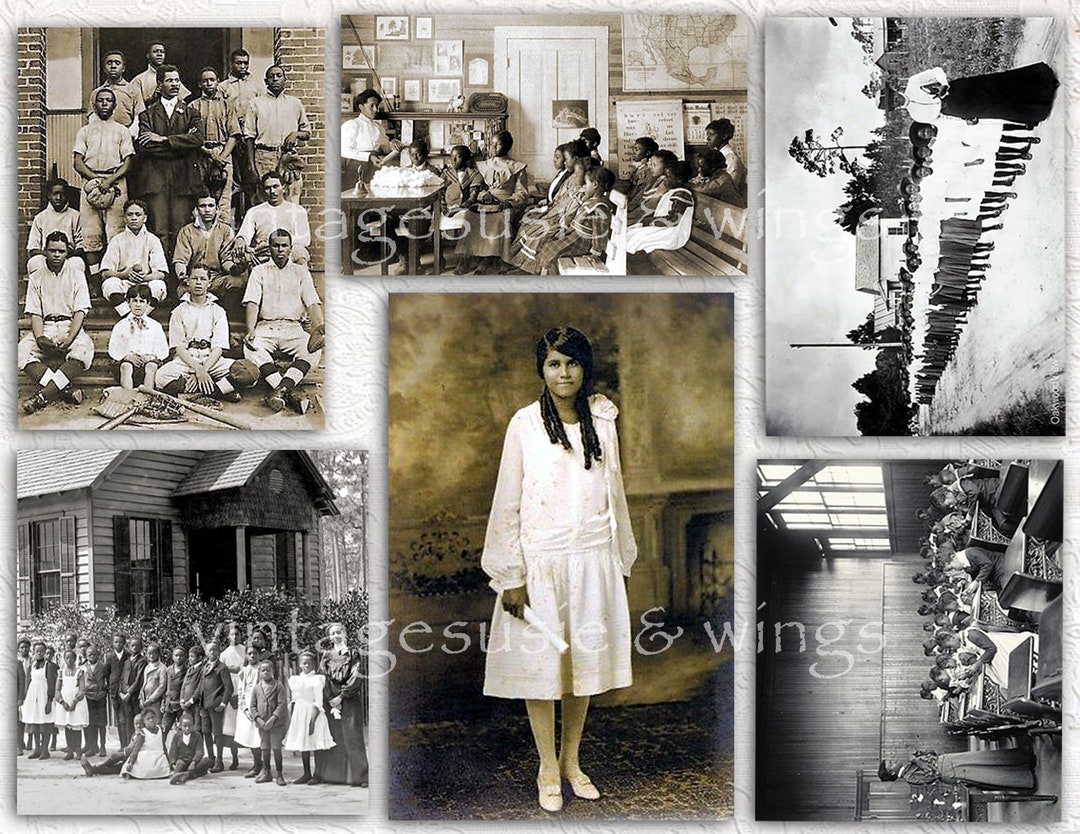 Digital Black History Vintage AFRICAN AMERIAN PORTRAITS Education