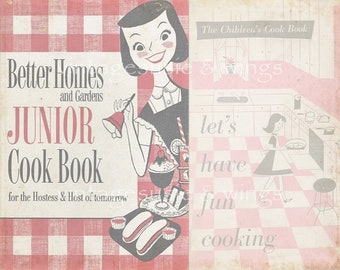 Vintage CHILDREN'S RECIPE COOKBOOK Junk Journal Kit#1, Digital, Printable, Backgrounds, 5 Pages