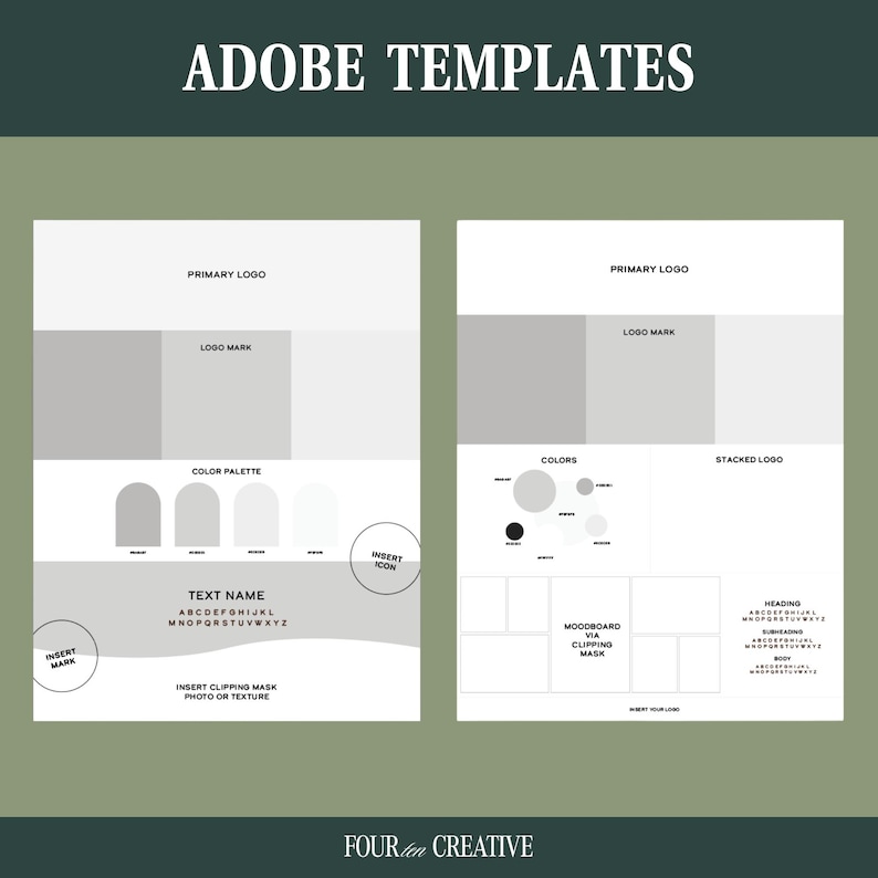 Editable Brand Guidelines One-pager | Small Business Branding | Adobe ...