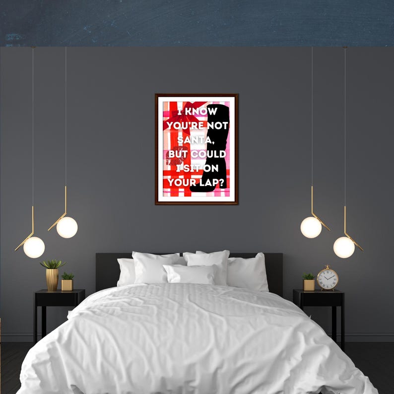 NSFW, Dopamine Wall Decor, Sexy, Trendy Wall Art, Print, Christmas ...