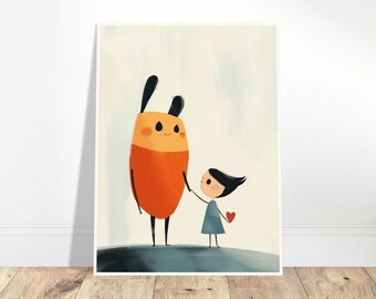 Zanna Poster – Legendary Creatures, Magical Creatures, Wall Art, Bedroom, Bathroom, Romanian Folklore