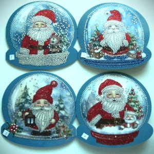Nouvelles cartes de Noël Diamond Dotz remplies avec enveloppes Cartes de voeux Père Noël