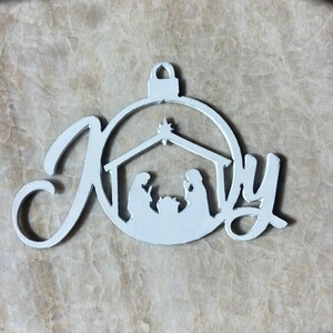 Joy nativity sign