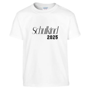 T-shirt écolier pour enfants, tenue d'inscription à l'école, chemise écolier, vêtements fille garçon, T-shirt blanc, écolier 2025