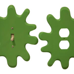 Splaty Nickelodeon Printed Wall Plates, Kids Wall Plates, Colorful Wall Plates, Cartoon Wall Plates, Nickelodeon Gift