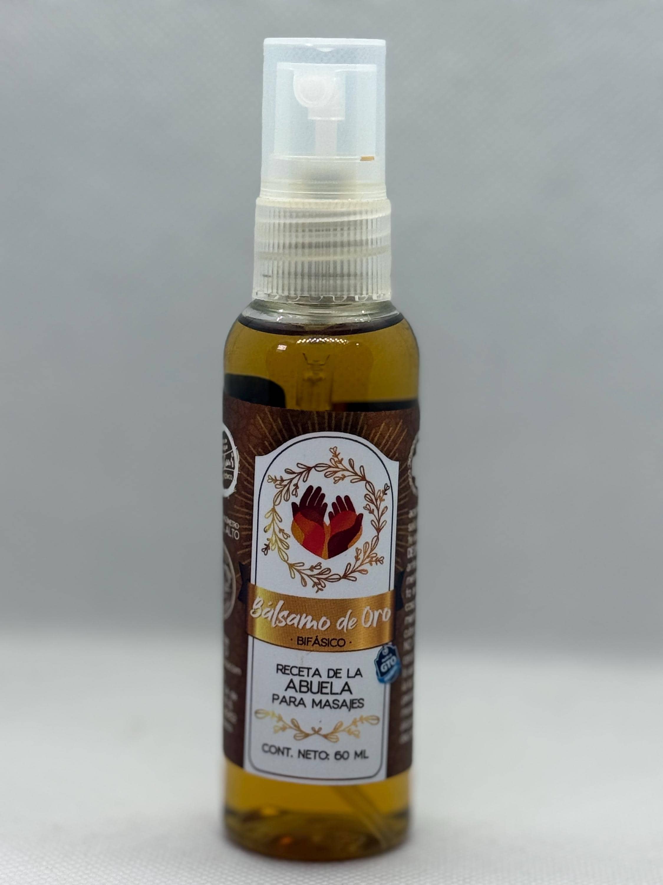 Chilcuague Balm Natural Muscle & Joint Relief Spray Mexican Herbal Remedy Golden Balm 60mL