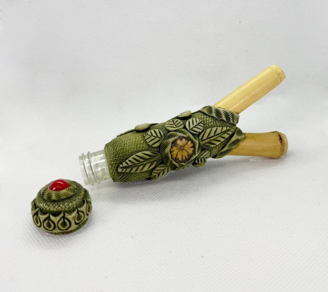 Bamboo Kuripe With Container - Etsy