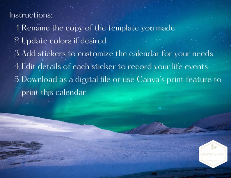 2025 Customizable Digital Calendar 2025 Printable Calendar 2025 2025 Customizable Calendar Printable Stickers