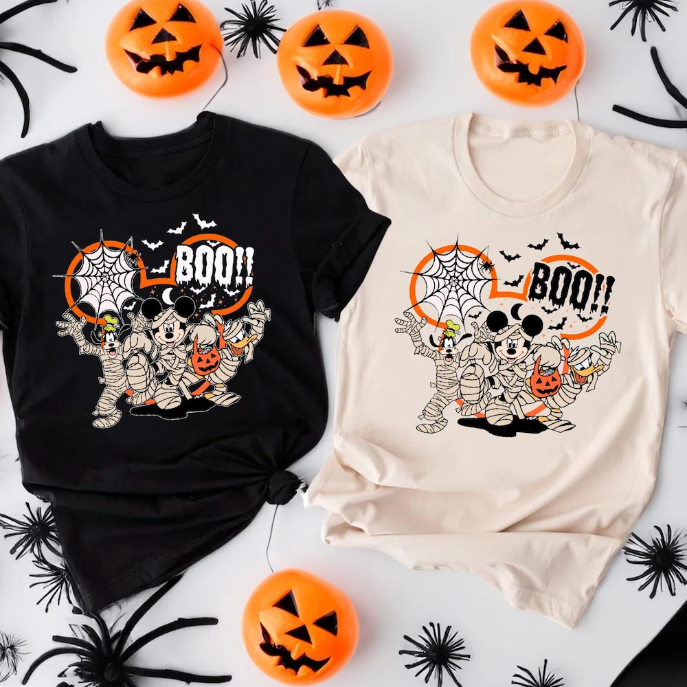 Disney Mickey And Friends Mummy Halloween Shirt, Disney Halloween Shirt, Halloween Shirt, Boo Shirt, Halloween Tee, Halloween Gifts Bespoketshirt