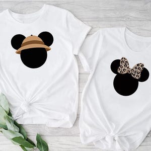 Animal Kingdom Safari Couple Shirts, Disney Mickey Minnie Safari Mode, Couple Shirt, Disney Safari Couple Shirts, Disney Couple Gift Tees