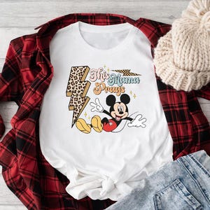 This Mama Prays Shirt, Mother&#39;s Day Shirt, Mickey Mouse Mama Shirt , Retro Motherhood Tee, Funny Mom Tee, Mama Mouse Mom, Mama Life Shirt