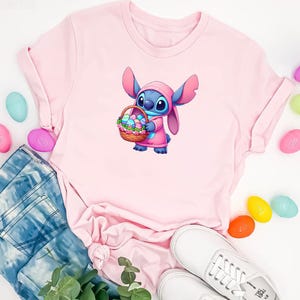 Disney Easter Gift, Disney Stitch Easter Shirt, Disney Easter Shirt, Disneyland Easter Shirt, Cute Stitch Easter Shirt, Happy Easter Shirt