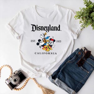 Disneyland California T Shirt, Disneyland Est. 1955 Shirt, Disneyworld Shirt, Disney Shirt, Mickey And Friends Shirt